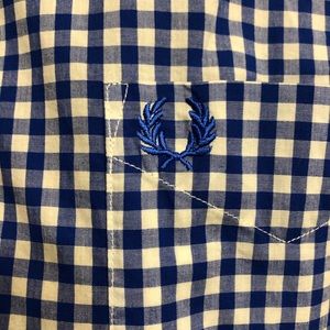 Authentic Men’s Fred Perry Button Up Shirt.